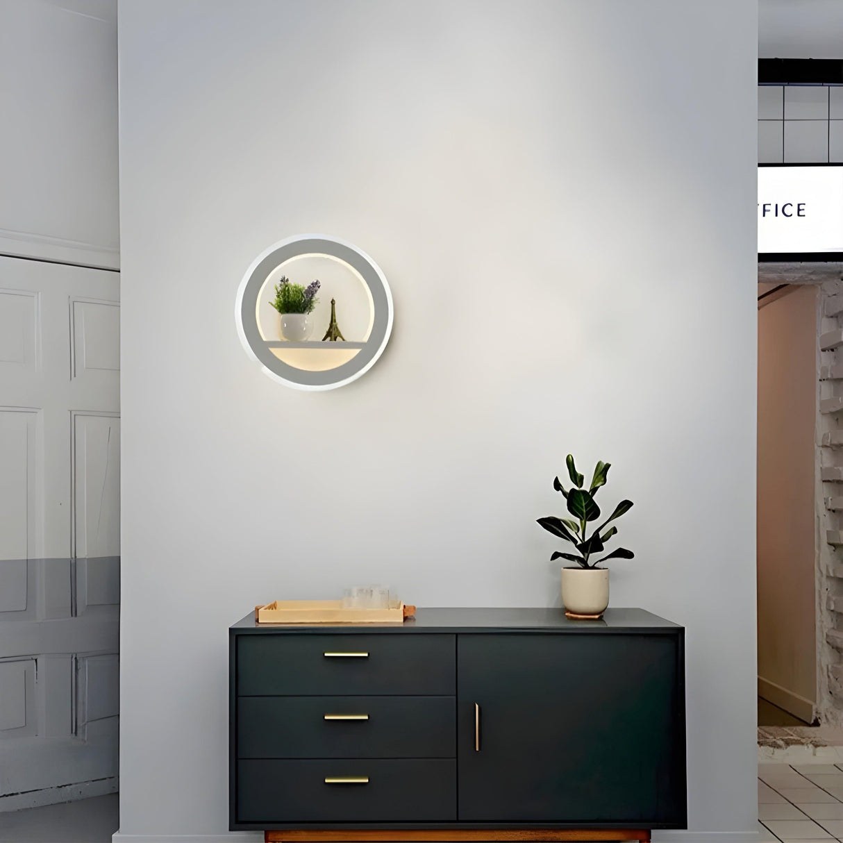 DimmableChic Light - Nordisk dimbar LED-vägglampa Carvallo