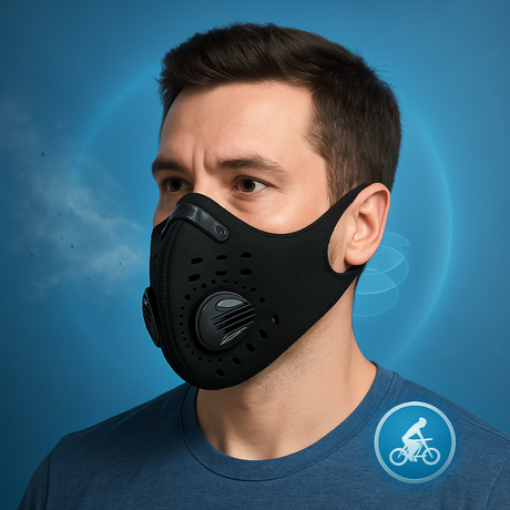 Ansiktsmask Ventilerad Neopren Anti Förorening Carvallo