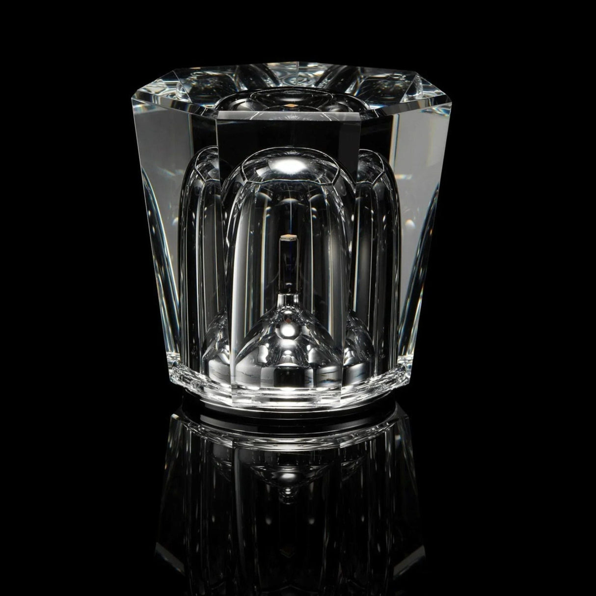 Kristall-LED-bordlampa – Uppladdningsbar & Dekorativ | Elegant hemaccessoar Carvallo