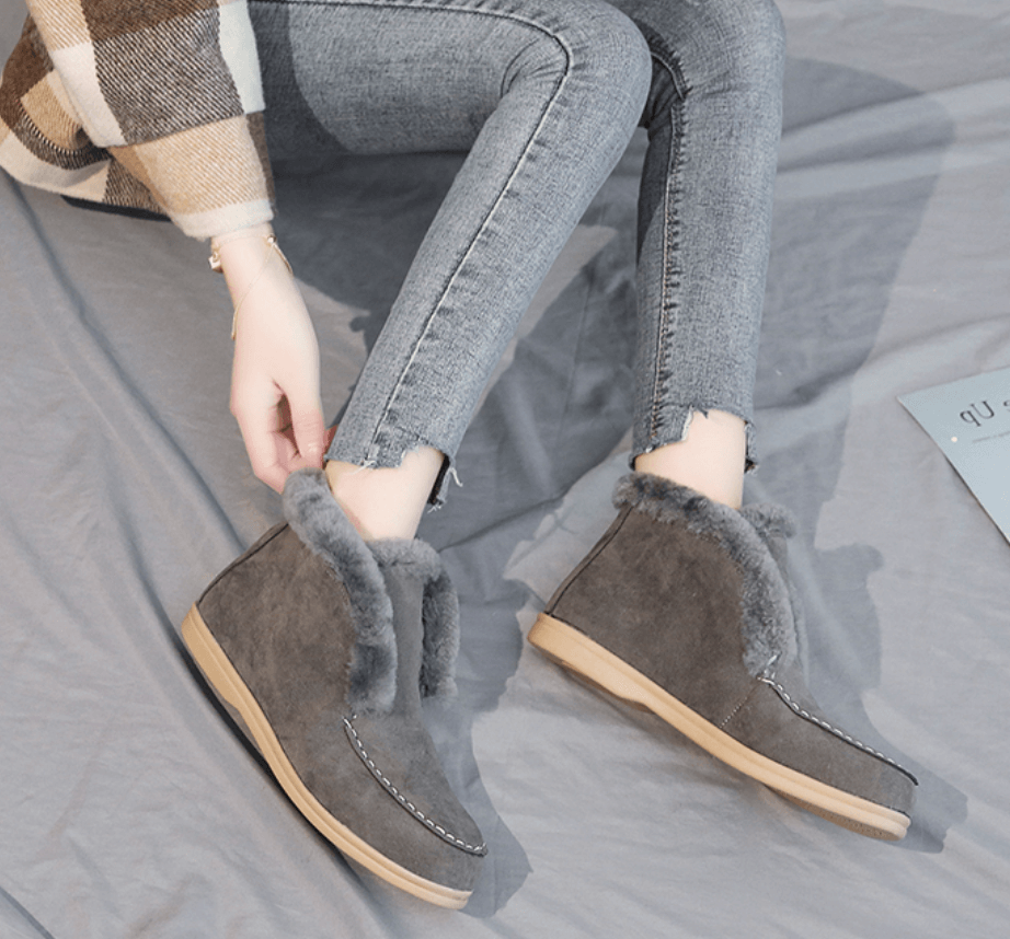 Ankelstövlar i mocka och läder-Shoes for Men-Bellasverige-Hemnix