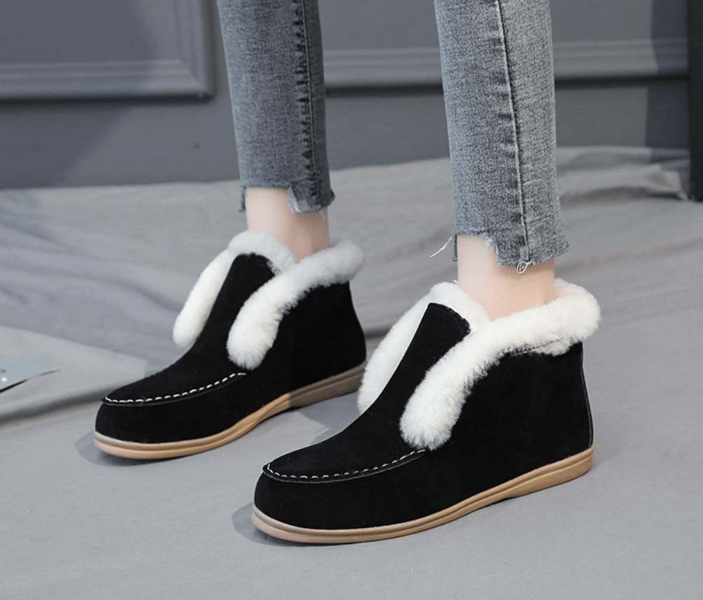 Ankelstövlar i mocka och läder-Shoes for Men-Bellasverige-Hemnix