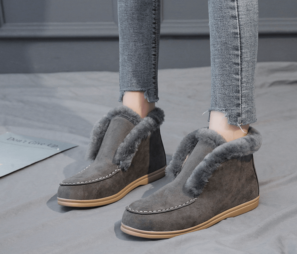 Ankelstövlar i mocka och läder-Shoes for Men-Bellasverige-Hemnix