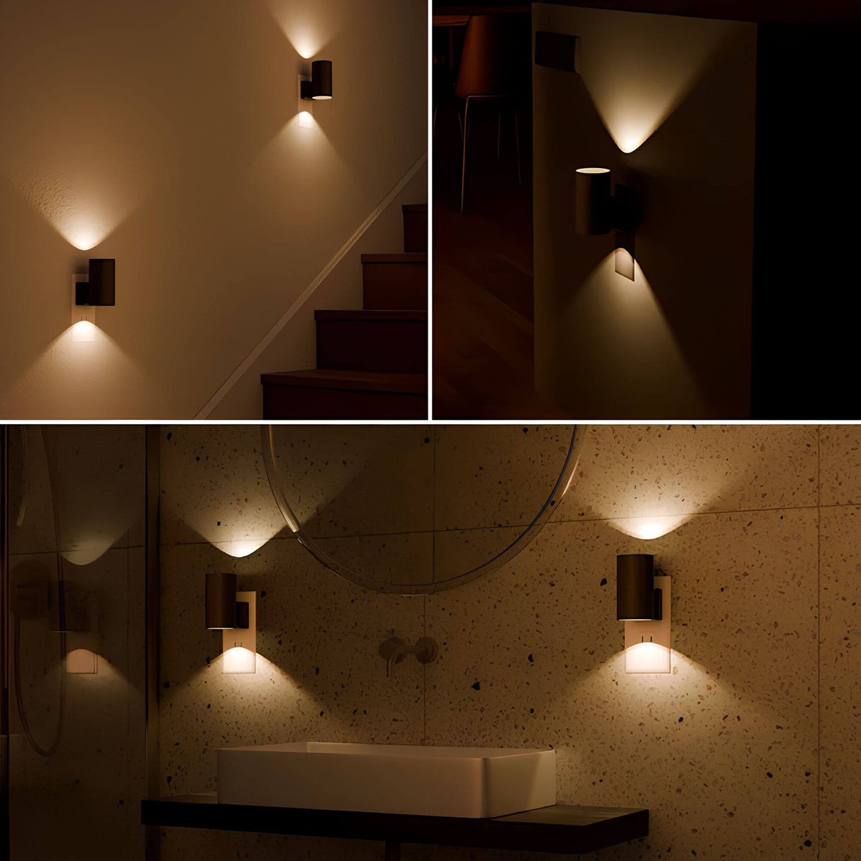 Dimbart LED Nattljus | Automatisk Skymningssensor | Kompakt Plug-In Design Carvallo