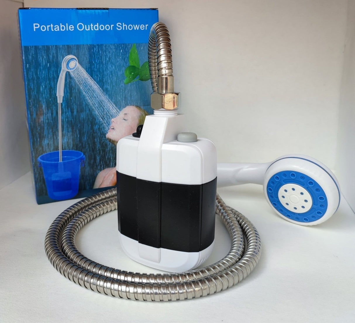 Aquacharge bärbar elektrisk dusch: ultimat usb-laddningsbar dusch för utomhus- och hemmabruk MILA Sverige