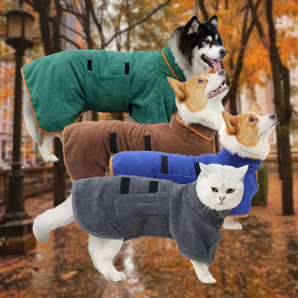 PetDry - Handdukar till hundar-Hemnix-Grön-XS - Vikt 4-7.5kg-Hemnix