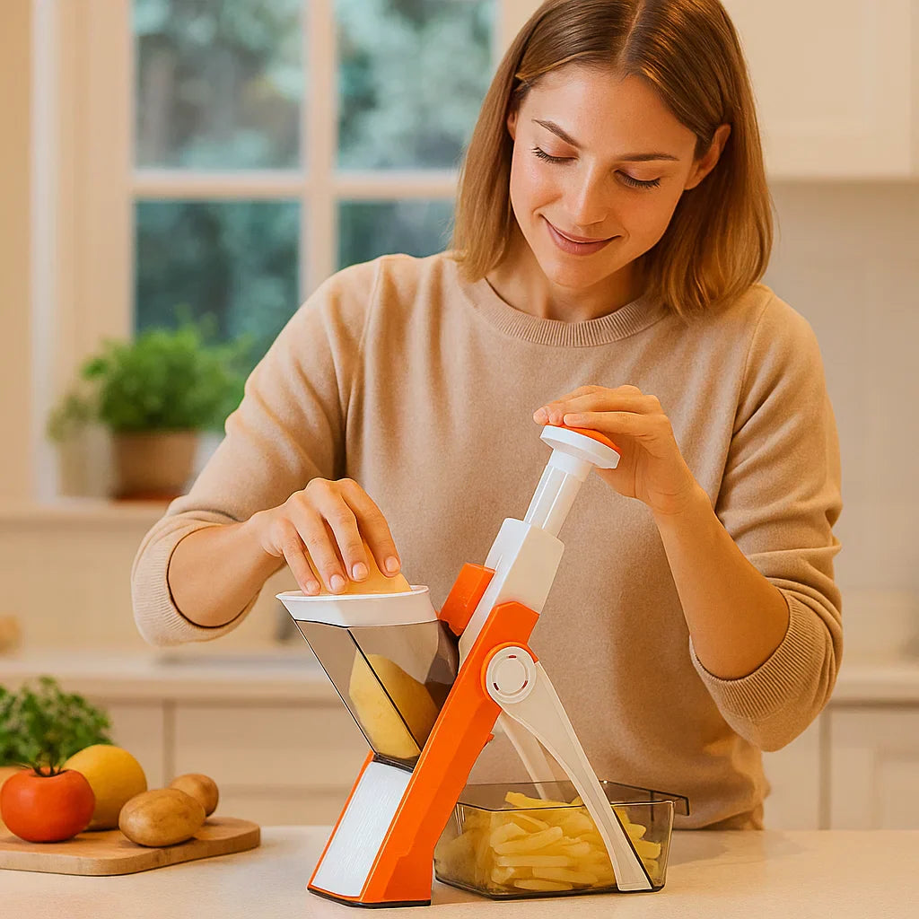 Säker multifunktionell skärverktyg för köket Carvallo