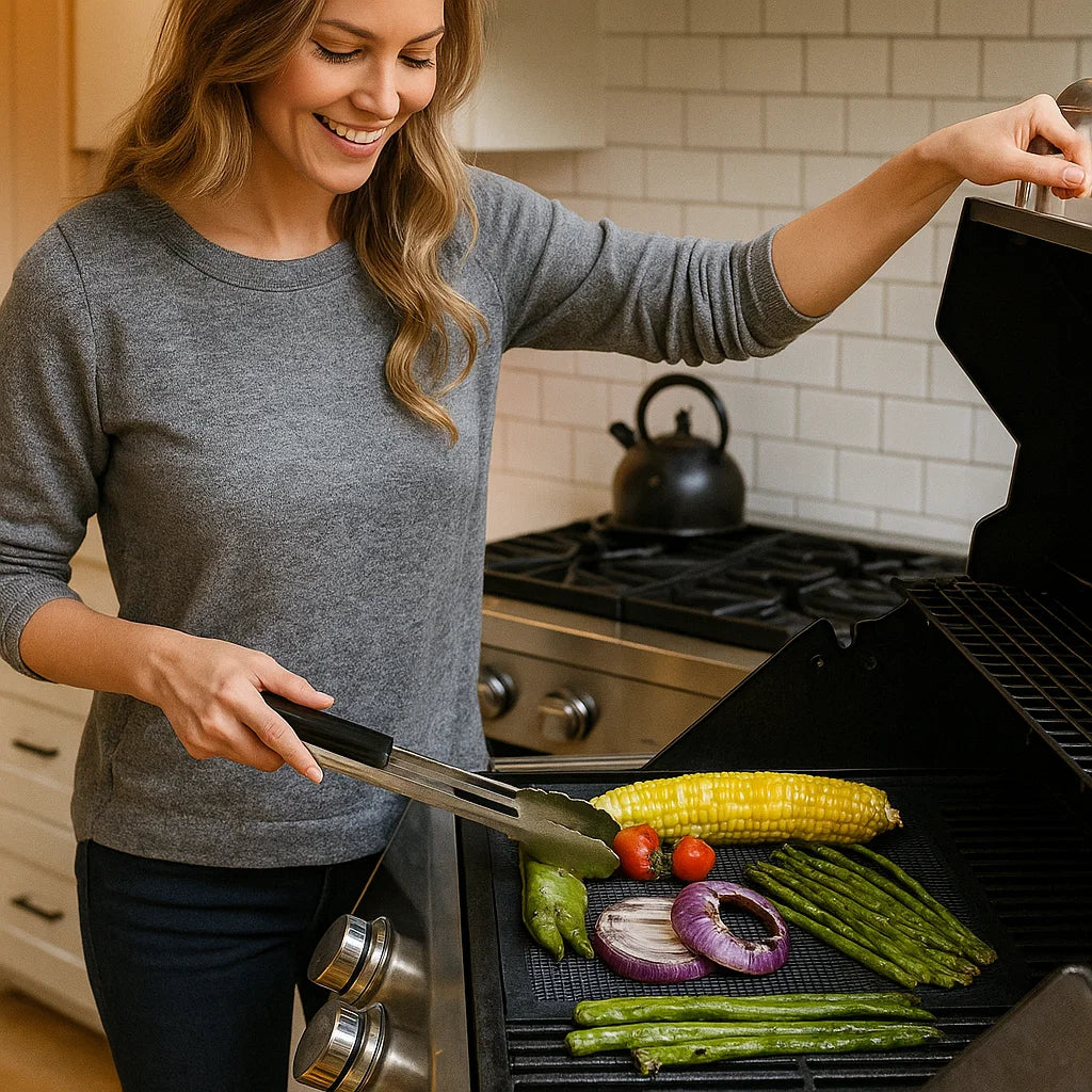 Praktiskt grillnät - Lätt att rengöra! Carvallo