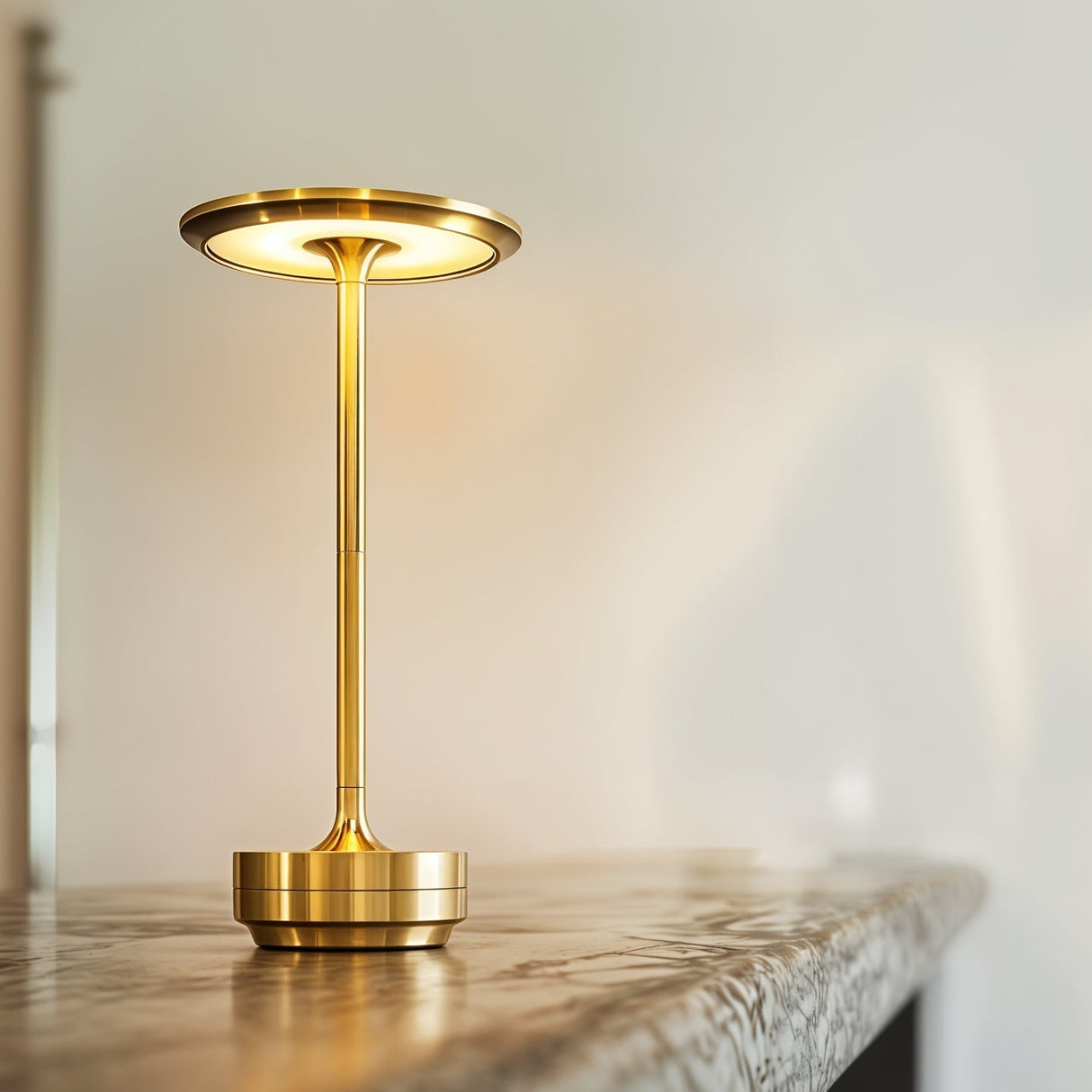 Trådlös Bordslampa | 25h USB-C Uppladdningsbar | Touch Dimmbar med 3 Färglägen | IP66 Utomhussäker Carvallo