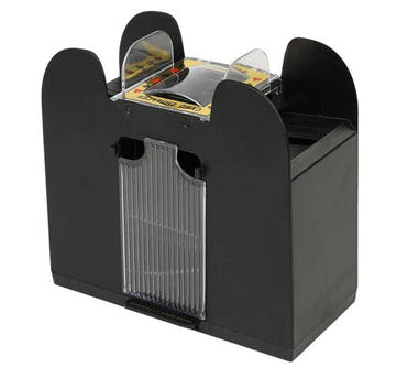 Luxora Automatisk Kortshufflare – Perfekt för 2-6 Kortlekar Batterifri Precision Carvallo