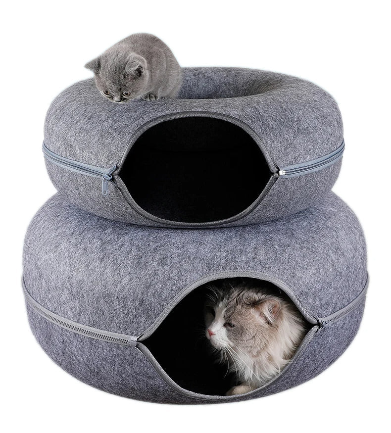 Donut Kattunnel Säng Carvallo
