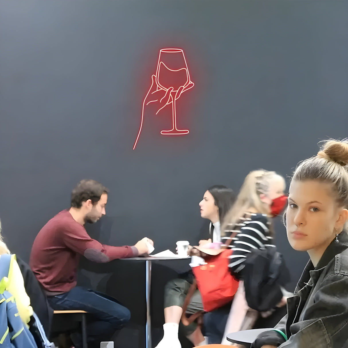 ToastBright Light – Prost! Vin Glas Neon LED Ljus Carvallo