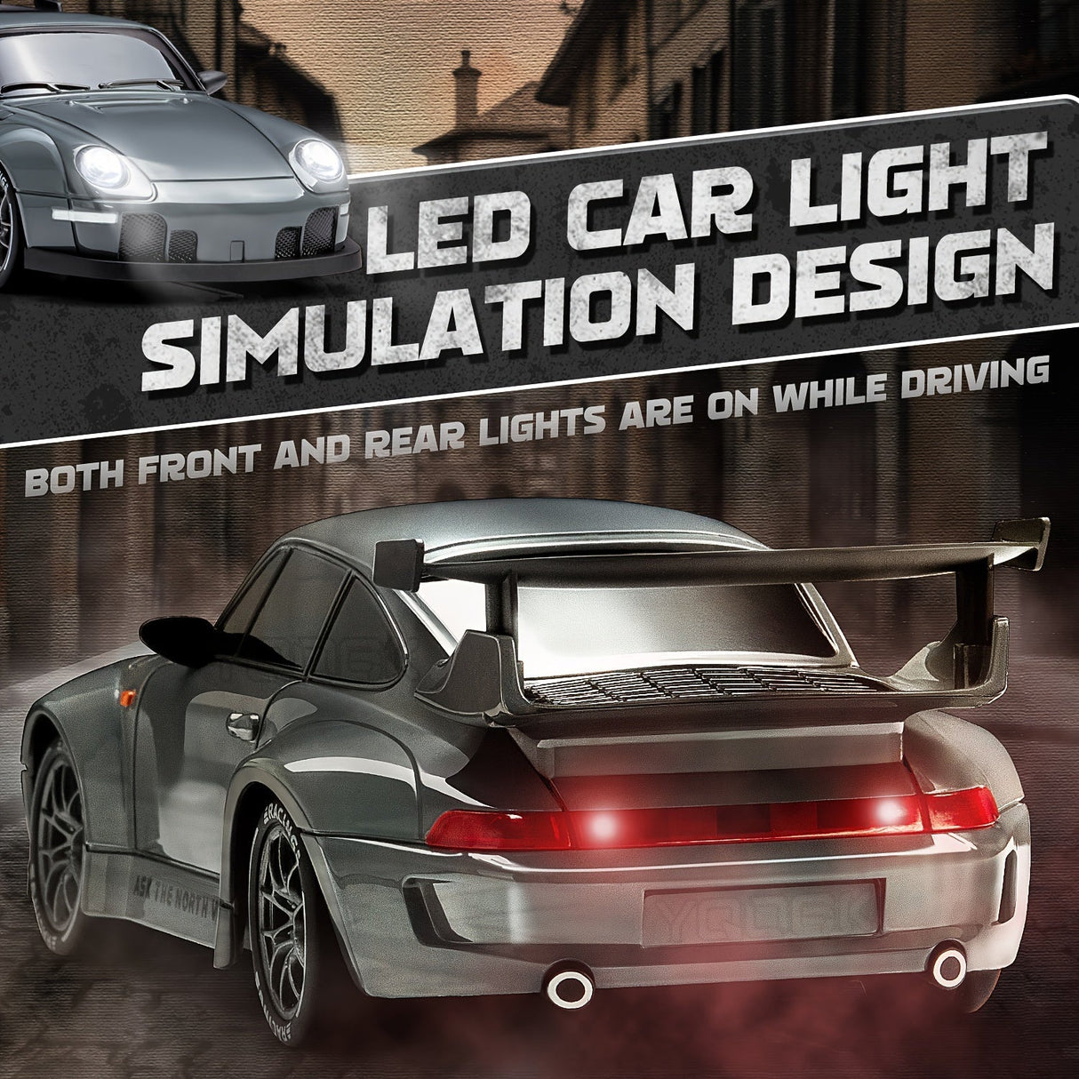 Fjärrkontroll Driftingbil med Racing Kit Carvallo