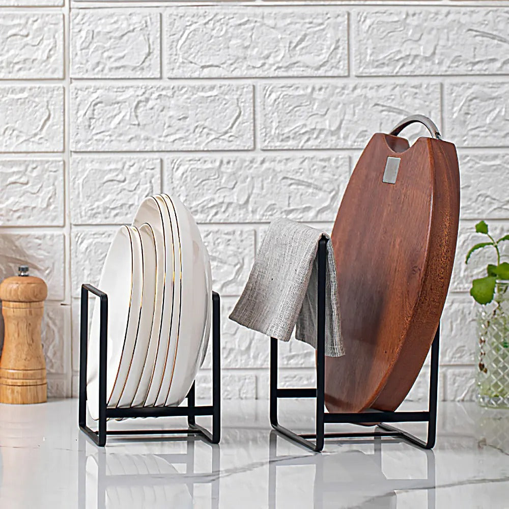 PlateMaster - Vertikal 3 tallrikshållare för effektiv köksförvaring Carvallo