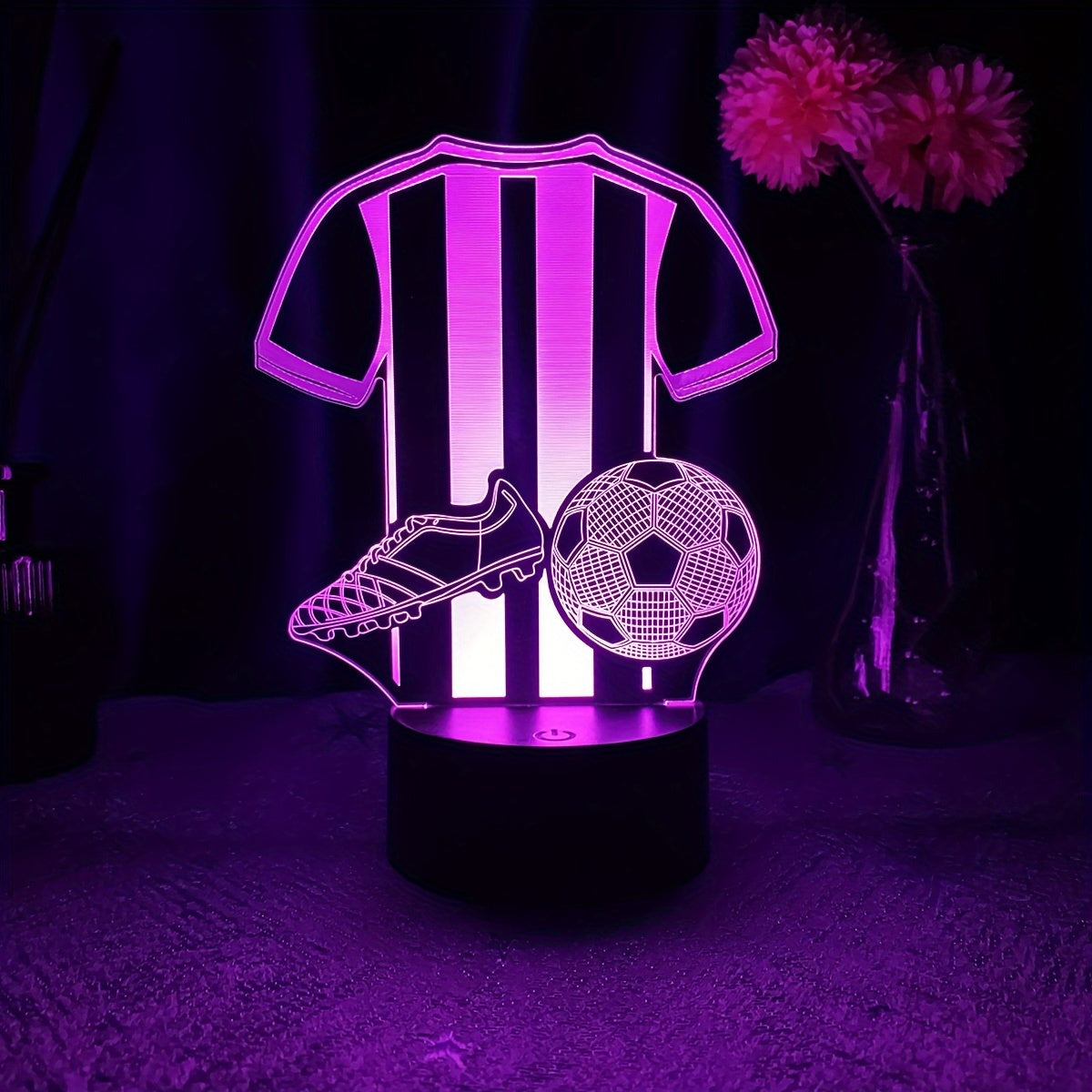 SportLamp - 3D LED Nattlampa för Fotbollsfans Carvallo