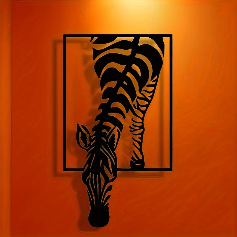 Zebra Silhouette Väggdekoration - Stilfull Elegans för Ditt Utrymme Carvallo