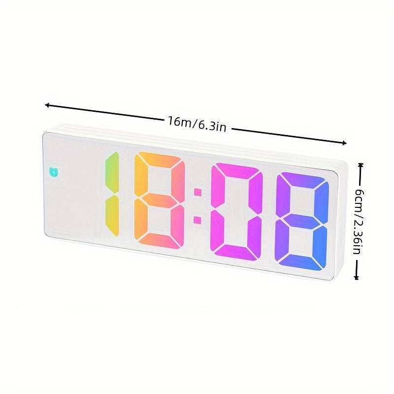 Färgglad LED Digital Klocka - För en Glad Start på Din Dag Carvallo