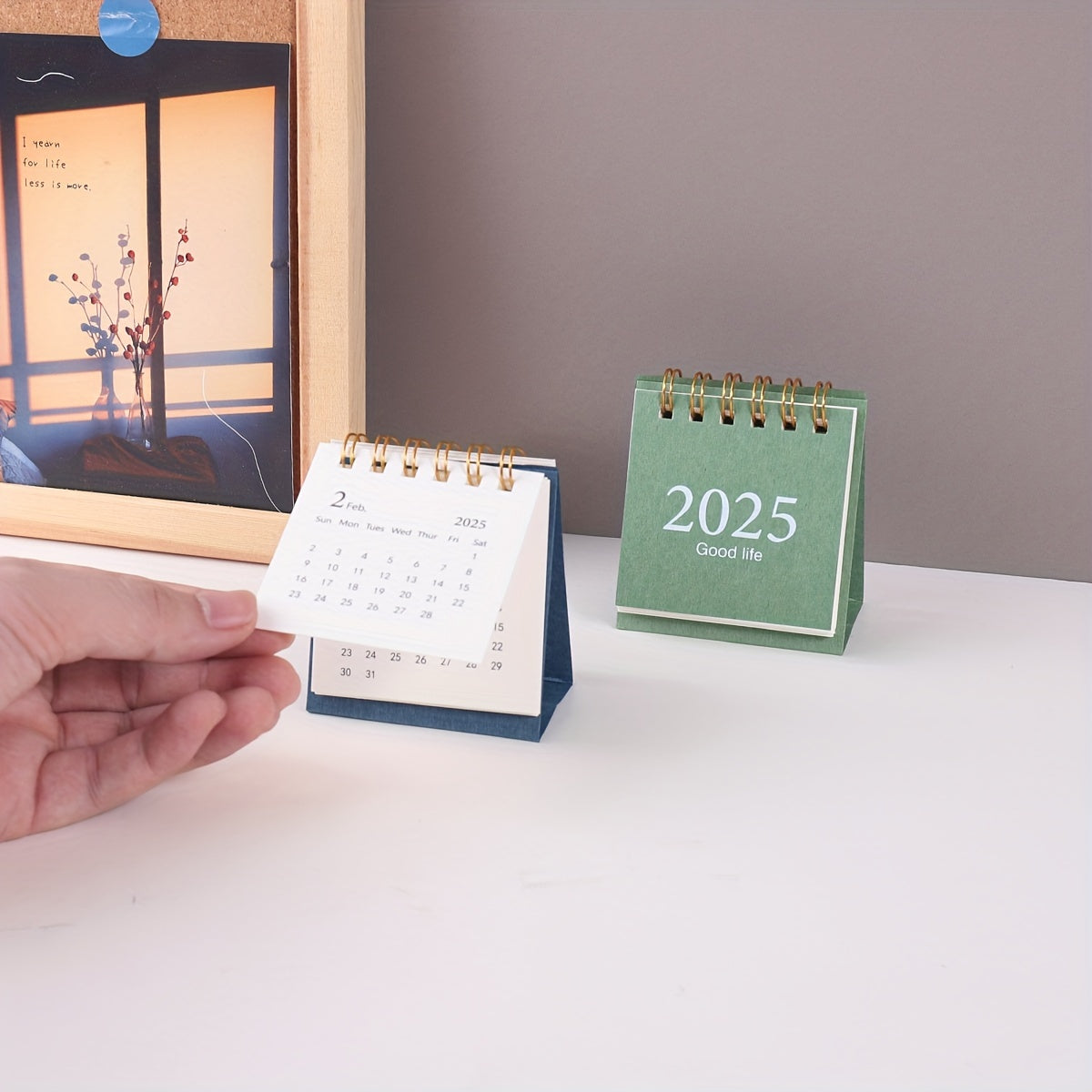 Skrivbordskalender Spiral Stativ Planer Carvallo