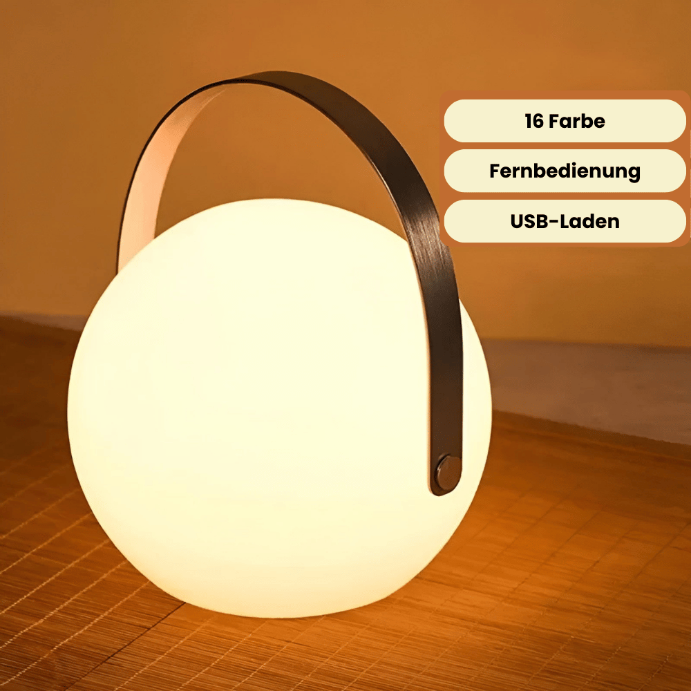 Trådlamp LED-bordslampa – Bärbar & Vattentålig med fjärrkontroll | För trädgård, balkong & vardagsrum Carvallo