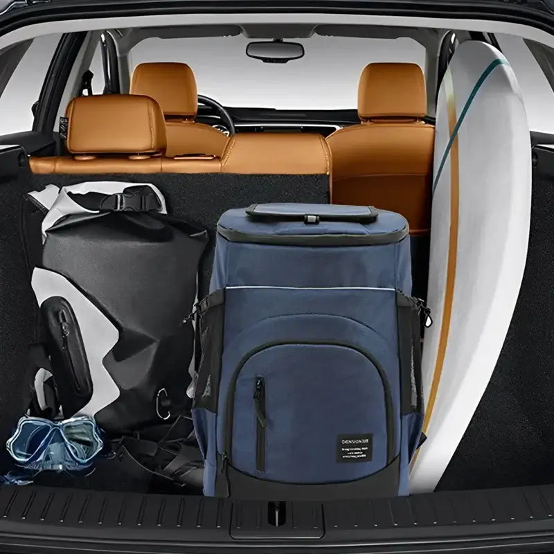 Royallure Isolerad Kylryggsäck Läckagesäker Stor Kapacitet för Resor & Camping Carvallo