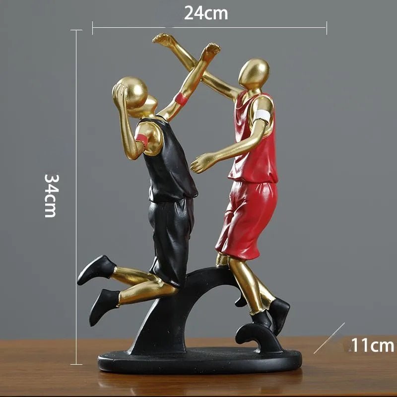 Basketbollspelare Heminredning Ornament för Sportentusiaster Carvallo