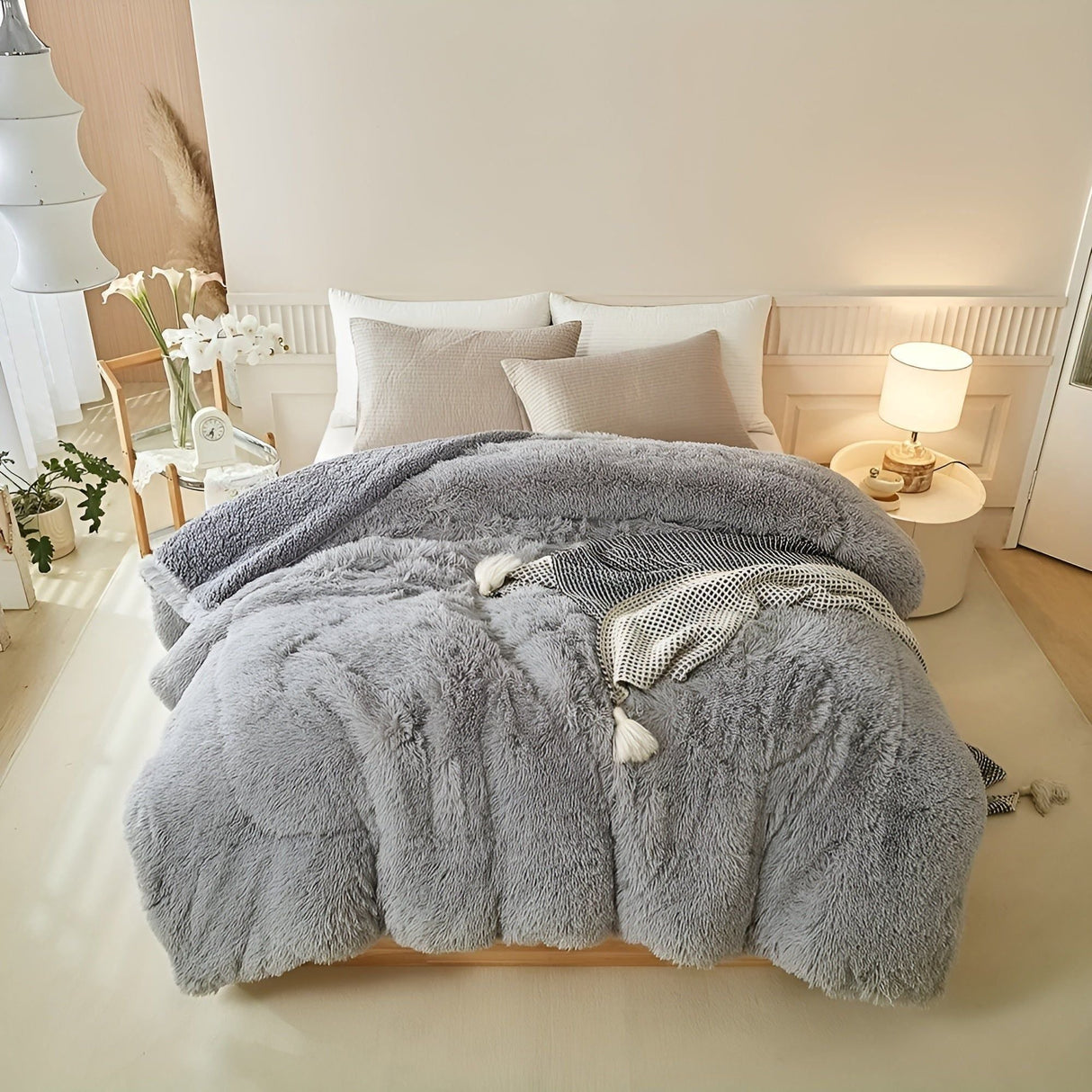 Pläd från plysch – Tjock, Varm och Färgglad | Perfekt för Soffan eller Sängen Carvallo