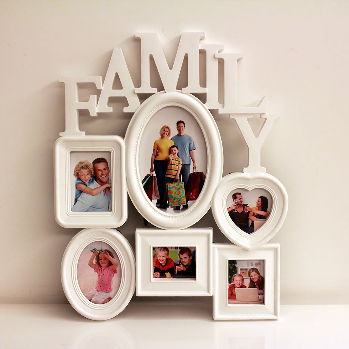 Väggkonst Familjefotoframeset Collage Carvallo