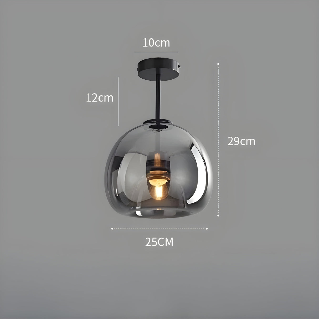 LustroCeil Light - Minimalistisk Glas-Taklampa Carvallo