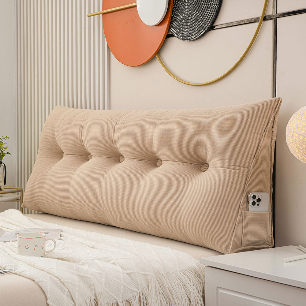 Royelux Vattentät Wedge Kudde - Ergonomiskt Stöd för Inomhus- och Utomhusbruk Carvallo