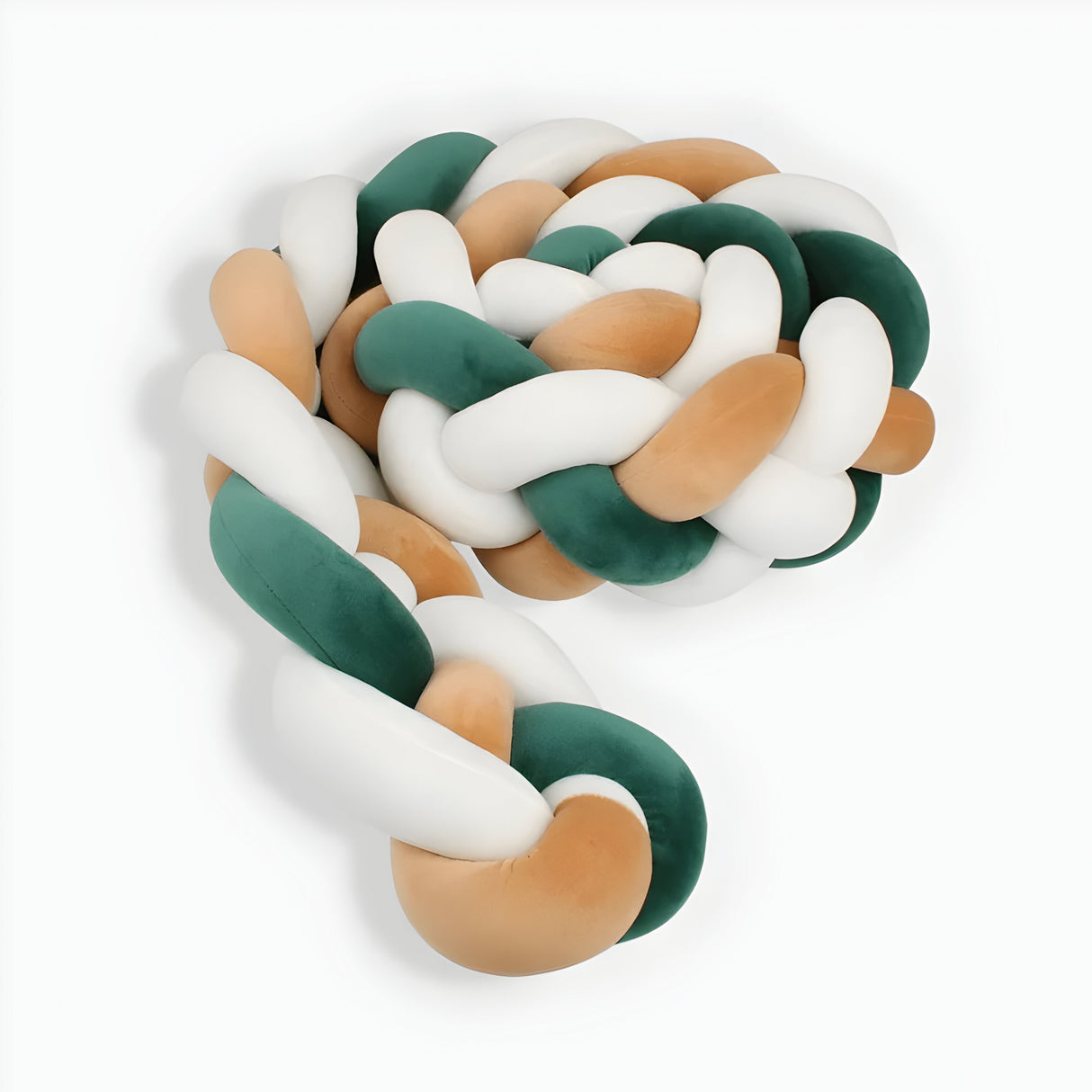 SnuggleBraids Plush - Handgjord Knuten Flätad Plush Carvallo