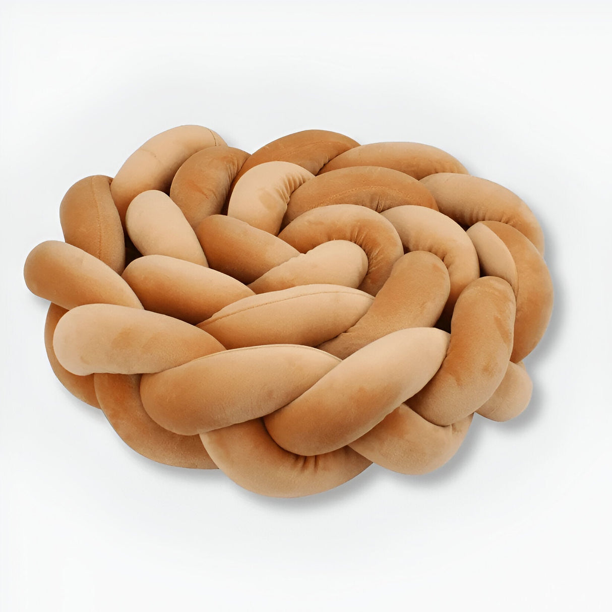 SnuggleBraids Plush - Handgjord Knuten Flätad Plush Carvallo