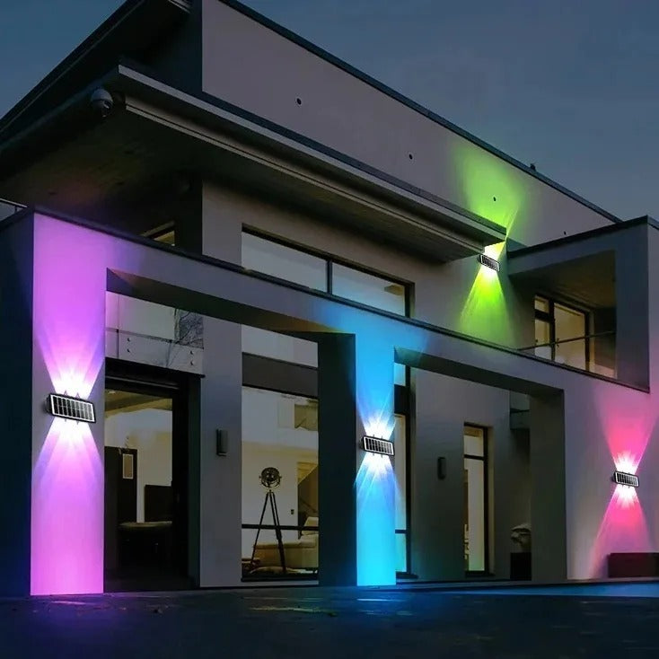 Solenergidriven Vägglampa – Energibesparande Utomhus LED-lampa Carvallo