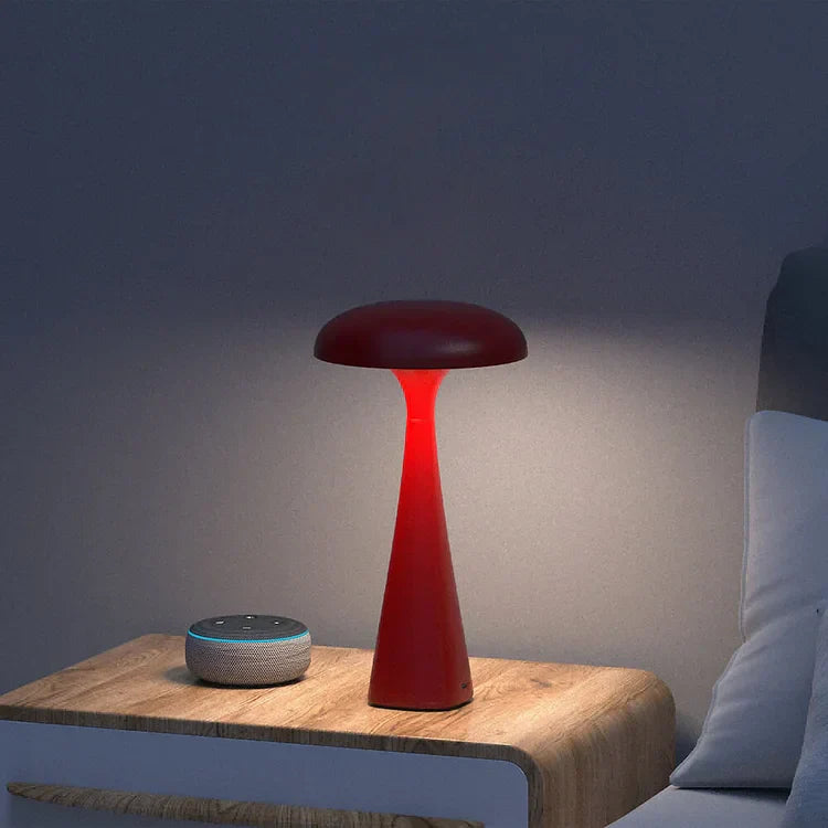 MushroomGlow - Elegant stilren LED bordslampa med belysning som kan anpassas Carvallo