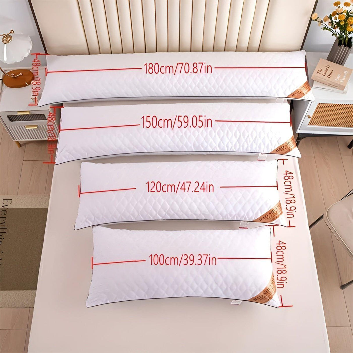 NordicDream Kudde - Nordisk Latex Hypoallergenisk Mjuk Sömnkudde Carvallo