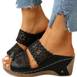Kvinnors Kilklackssandaler-Shoes for Men-Hemnix-Svart-35-Hemnix