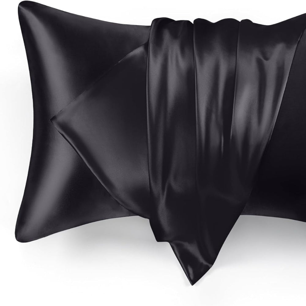 Lyxiga Sidenördkuddar (Set om 2) – Hudlugnande & Frizz-minskande Sömntider Carvallo