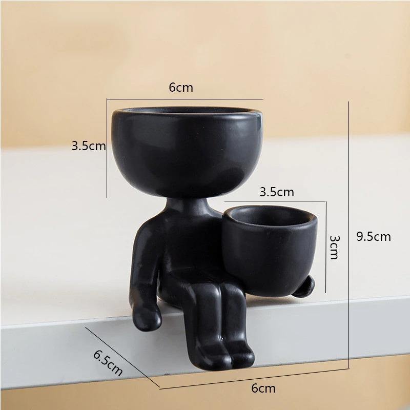 Suckulentplanterare I Lera För Liten Person MILA Sverige