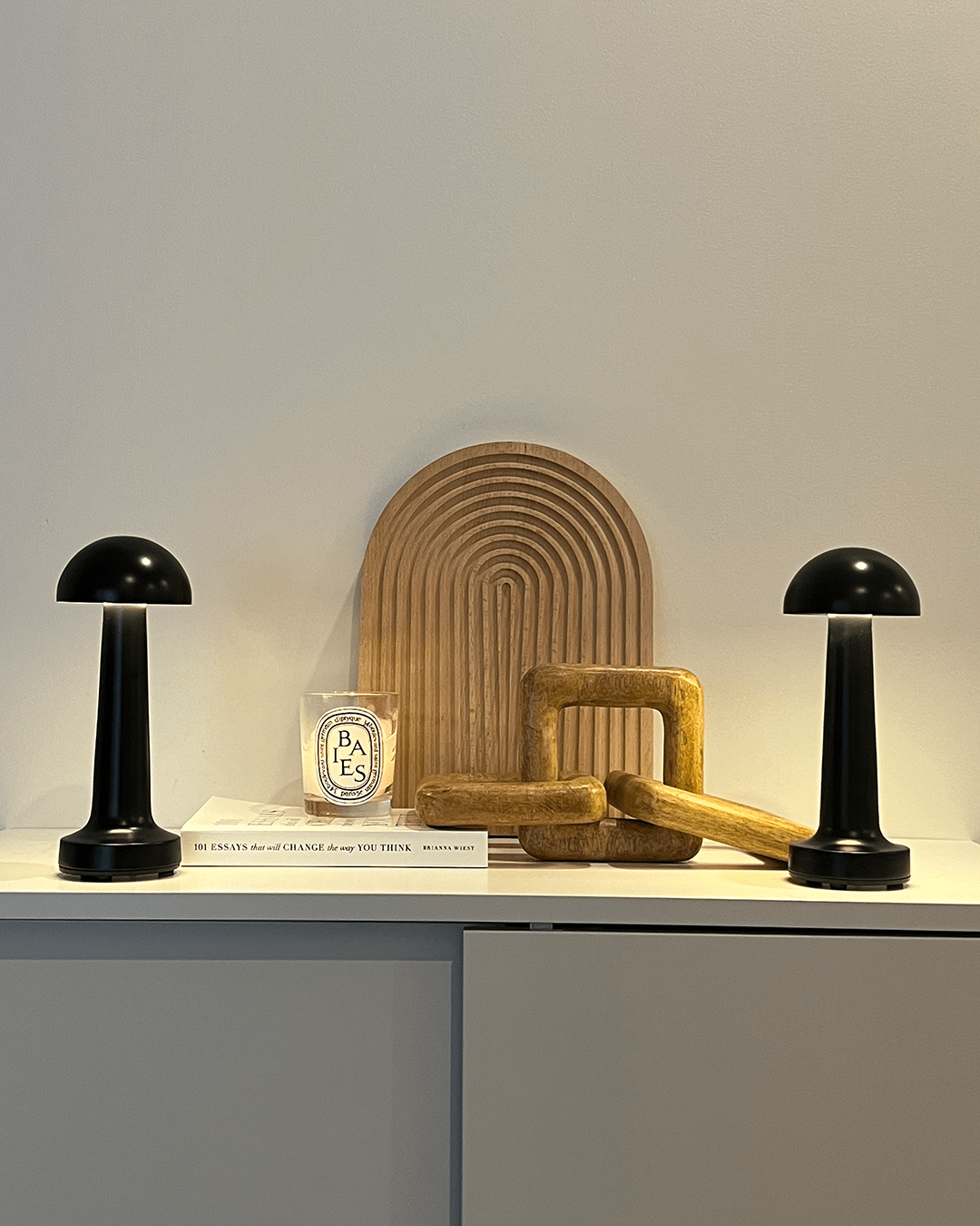 Mantar bordslampa Carvallo