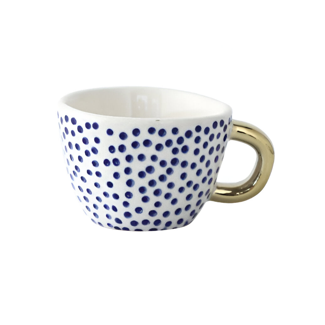 Keramikkopp med geometrisk design – Stilfull og moderne | Ideell for kaffe eller te Carvallo