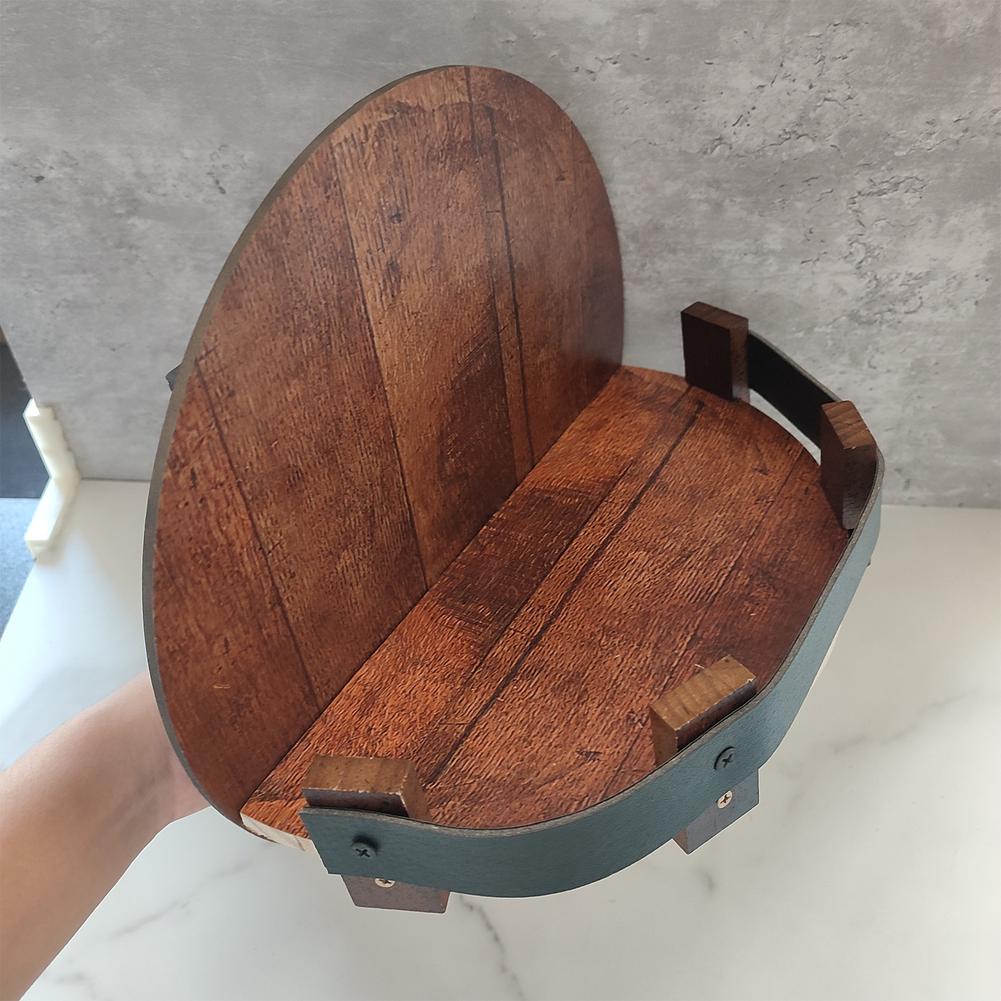 Rustik Ekvägg hylla för Whiskeyflaskor Carvallo