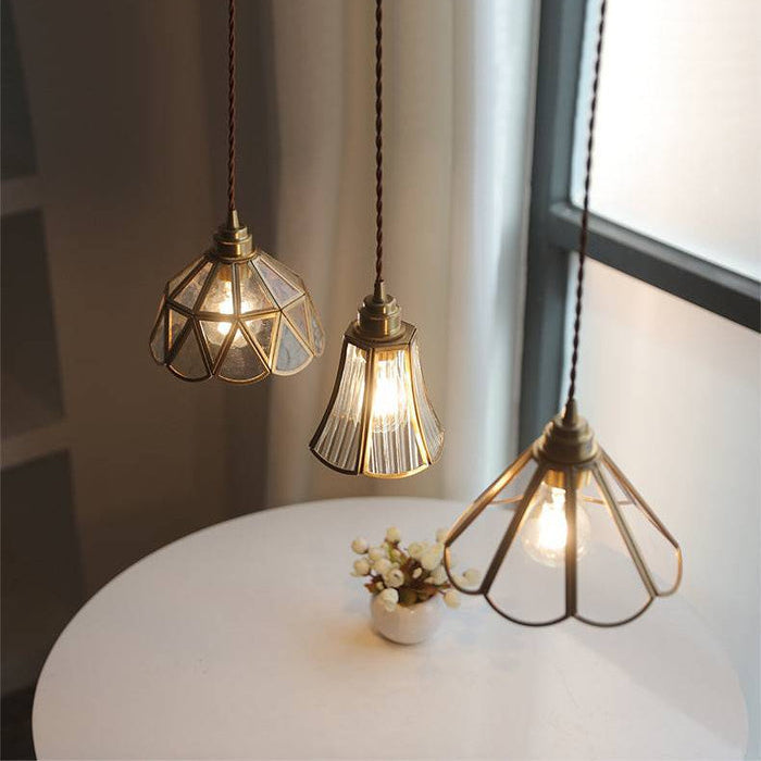 Carvallo – Elegant hängande taklampa med snodd sladd och klar kupolform Carvallo