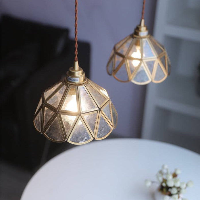 Carvallo – Elegant hängande taklampa med snodd sladd och klar kupolform Carvallo