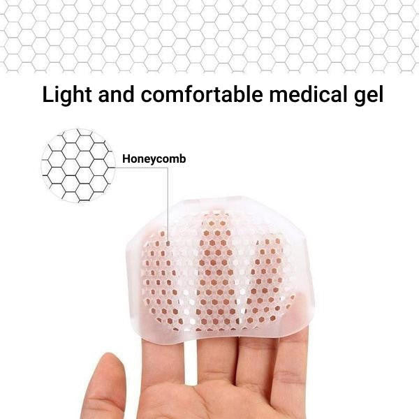 Royaleva Andningsbara Metatarsal Kuddar - Set om 2 för Komfort Carvallo