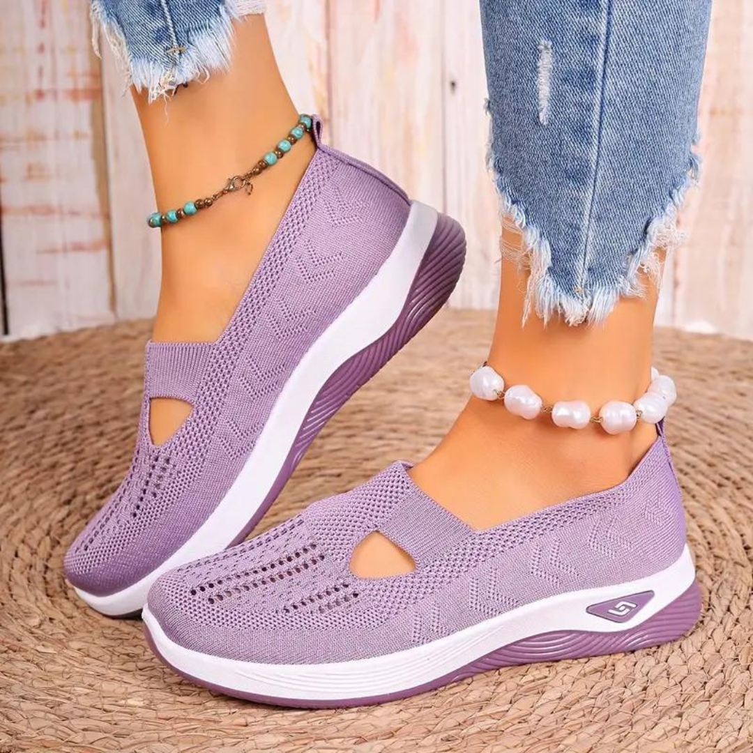 Andningsaktiva fritidsskor för kvinnor-Shoes for Women-Hemnix-Lavendel-35-Hemnix