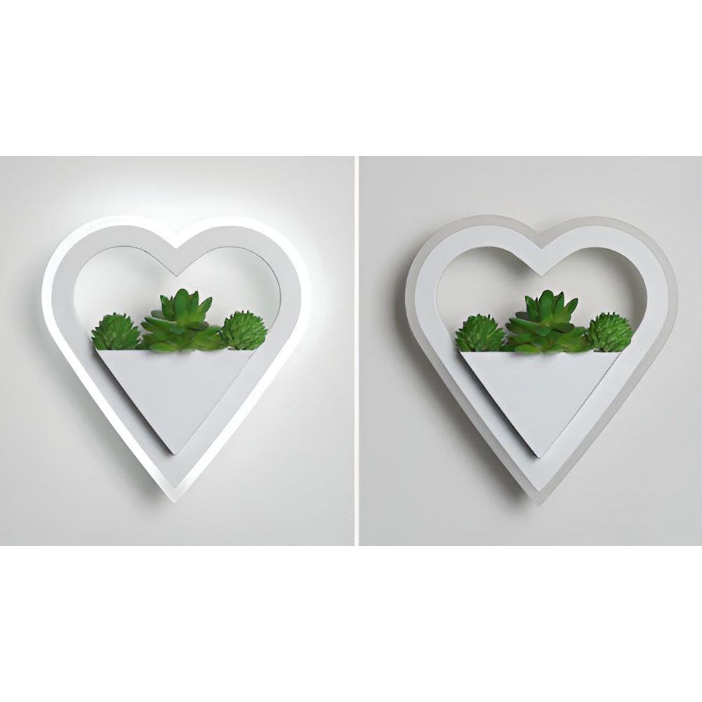 EcoChic Glow - Minimalistisk nordisk konst växtväggslampa för stilfulla glödande Carvallo