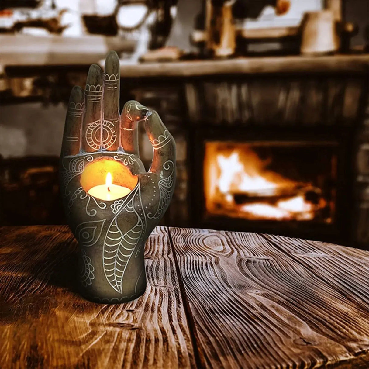 Buddha Hand Ljushållare Bellasverige