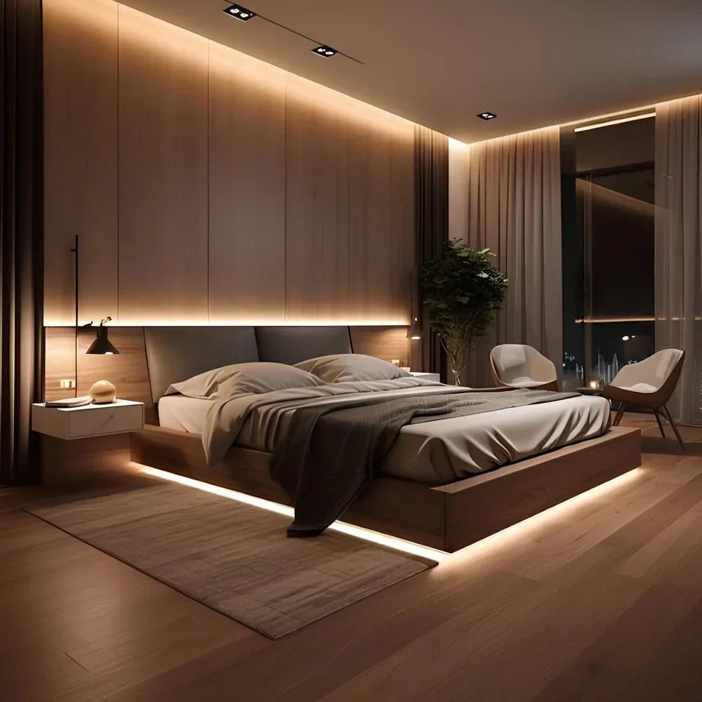 Led lyslist vattentålig rörelsesensor belysning Carvallo