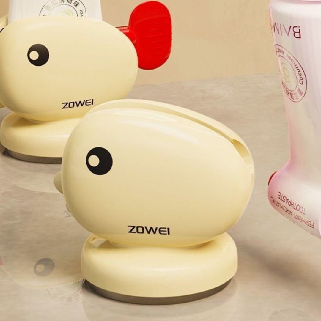 Tandkrämsdispenser och tubpress – Kladdfri badrumsorganisatör MILA Sverige