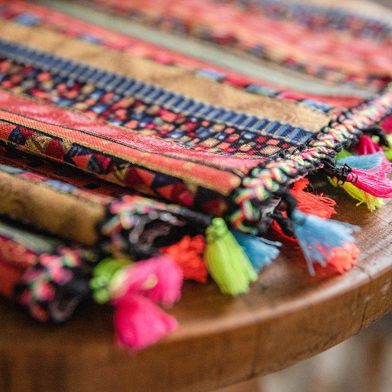 Färggranna Pärlfrans Gardin Ljusfilter Draperier Carvallo