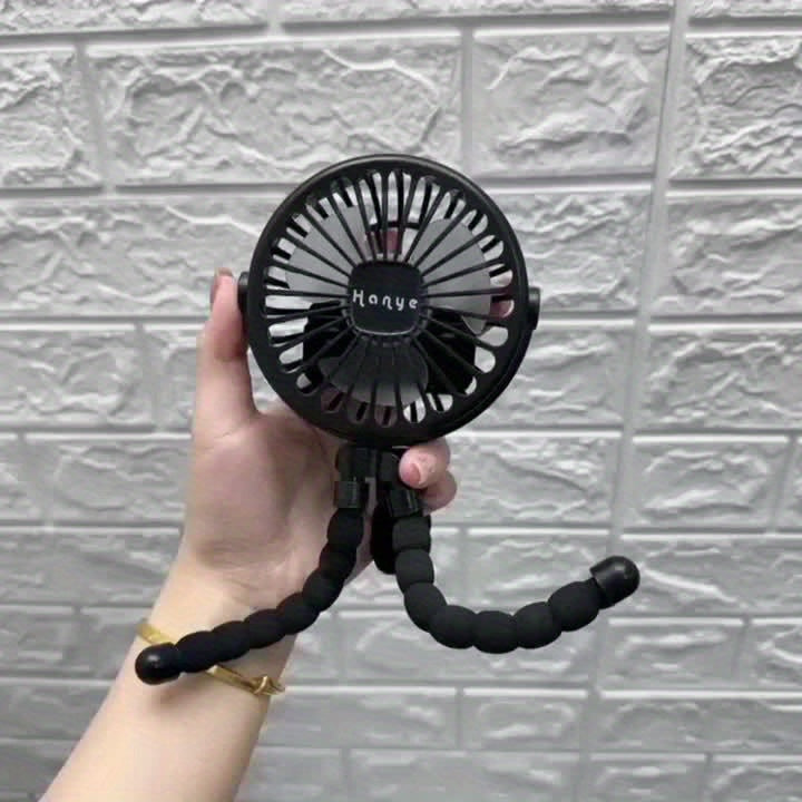 Portabel klämfläkt med flexibel stativ Carvallo