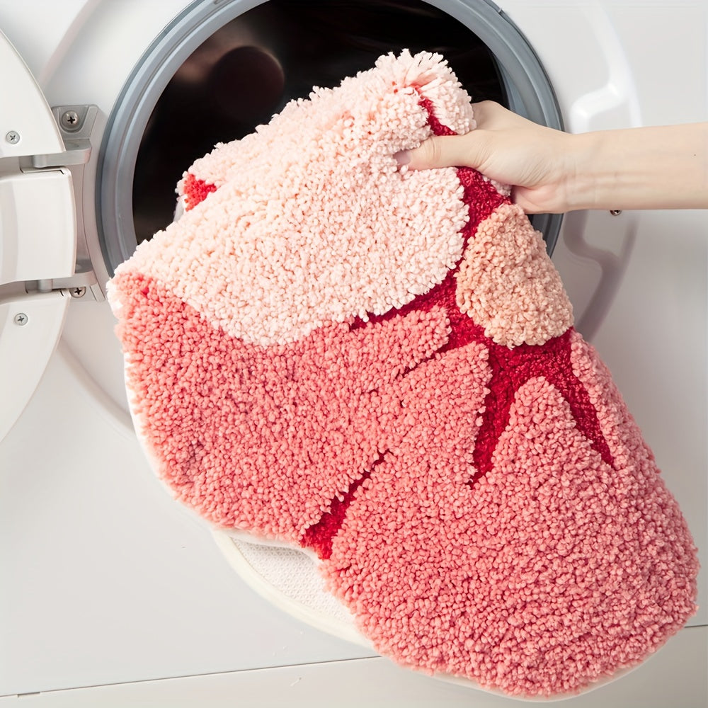 Fluffig Blomma Badmatta – Absorberande och Mjuk för Extra Komfort Carvallo